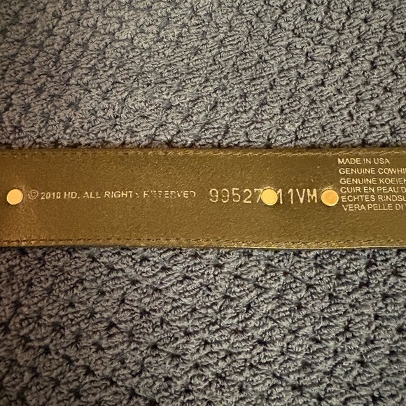 Harley-Davidson Black Leather Belt - Picture 11 of 16